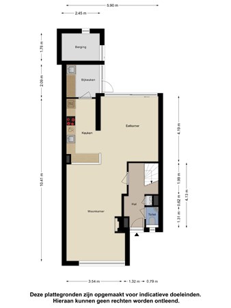 Floorplan - Beneluxlaan 41, 5283 HE Boxtel